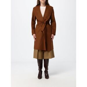 Max Mara Women Estremo Long Wool And Cashmere Robe Coat Max Mara With Belt
